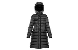 Moncler: Чёрный пуховик 