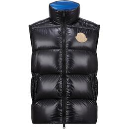 Moncler: Чёрный пуховик 