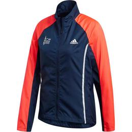 Adidas: Синяя куртка 