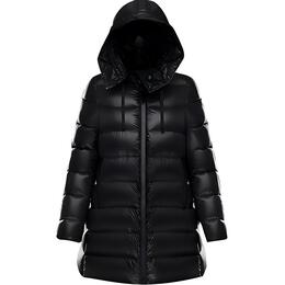 Moncler: Чёрный пуховик 