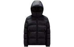 Moncler: Чёрный пуховик 