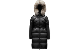 Moncler: Чёрный пуховик 