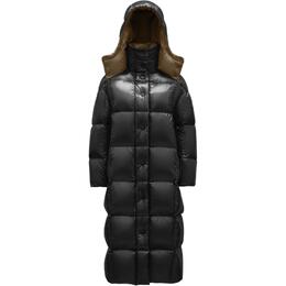 Moncler: Чёрный пуховик 