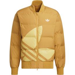 Adidas Originals: Коричневый пуховик 