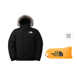 The North Face: Чёрный пуховик 