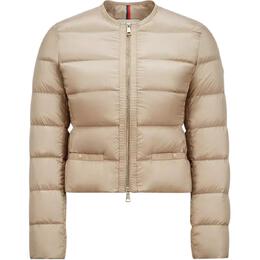 Moncler: Светлый пуховик 