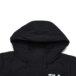 Fila: Чёрный пуховик 