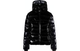 Moncler: Чёрный пуховик 