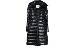 Moncler: Синий пуховик 