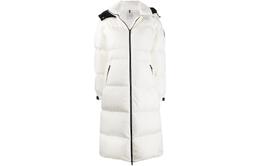 Moncler: Белый пуховик 