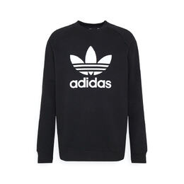 Adidas: Чёрный свитшот  Originals Trefoil