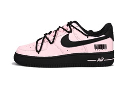 Nike: Чёрные кроссовки  Air Force 1