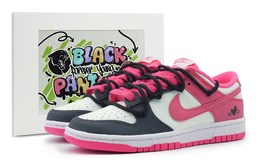 Nike: Розовые кроссовки  Dunk