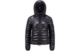 Moncler: Чёрный пуховик 