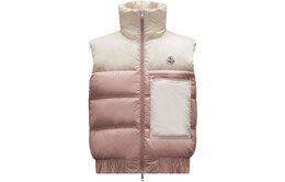 Moncler: Розовый жилет 