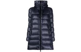 Moncler: Тёмный пуховик 