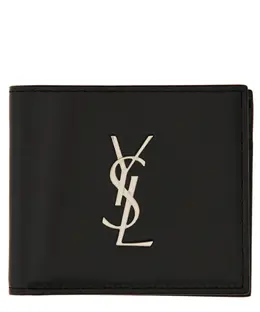 Saint Laurent: Чёрный кошелёк  Cassandra