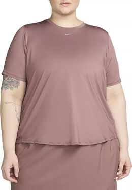 Nike: Топ  Dri FIT с коротким рукавом