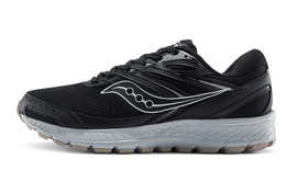 Saucony: Тёмные кроссовки 