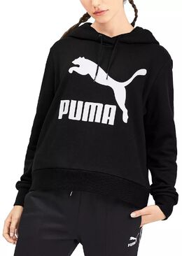 PUMA: Чёрная толстовка 