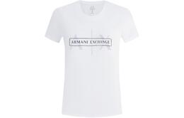 Armani Exchange: Белая футболка 