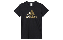 Adidas: Чёрная футболка 
