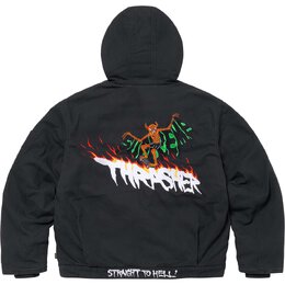 Supreme: Чёрная куртка  Thrasher