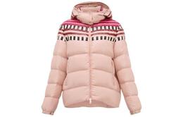 Moncler: Розовый пуховик 