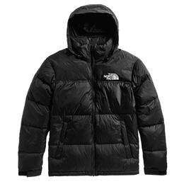 The North Face: Чёрный пуховик 