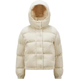 Moncler: Светлый пуховик 