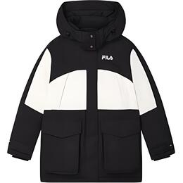 Fila: Чёрный пуховик 