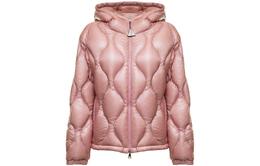 Moncler: Розовый пуховик 