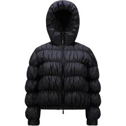 Moncler: Чёрный пуховик 