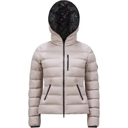 Moncler: Светлый пуховик 