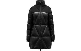 Moncler: Чёрный пуховик 