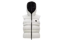 Moncler: Белый жилет 