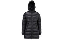 Moncler: Чёрный пуховик 