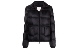 Moncler: Чёрный пуховик 