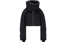 Moncler: Чёрный пуховик 