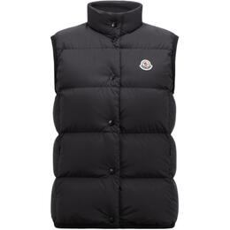 Moncler: Чёрный пуховик 