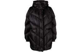 Moncler: Чёрный пуховик 