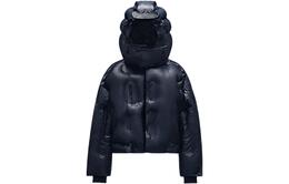 Moncler: Тёмный пуховик 