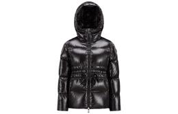 Moncler: Чёрный пуховик 