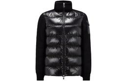 Moncler: Чёрный пуховик 