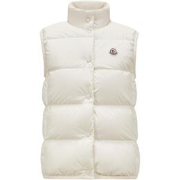 Moncler: Белый жилет 