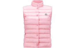 Moncler: Розовый жилет 