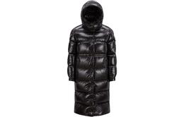 Moncler: Чёрный пуховик 