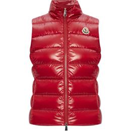 Moncler: Красный жилет 