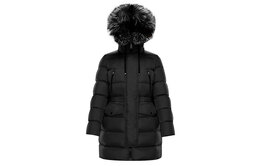 Moncler: Чёрный пуховик 