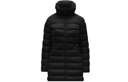 Moncler: Чёрный пуховик 